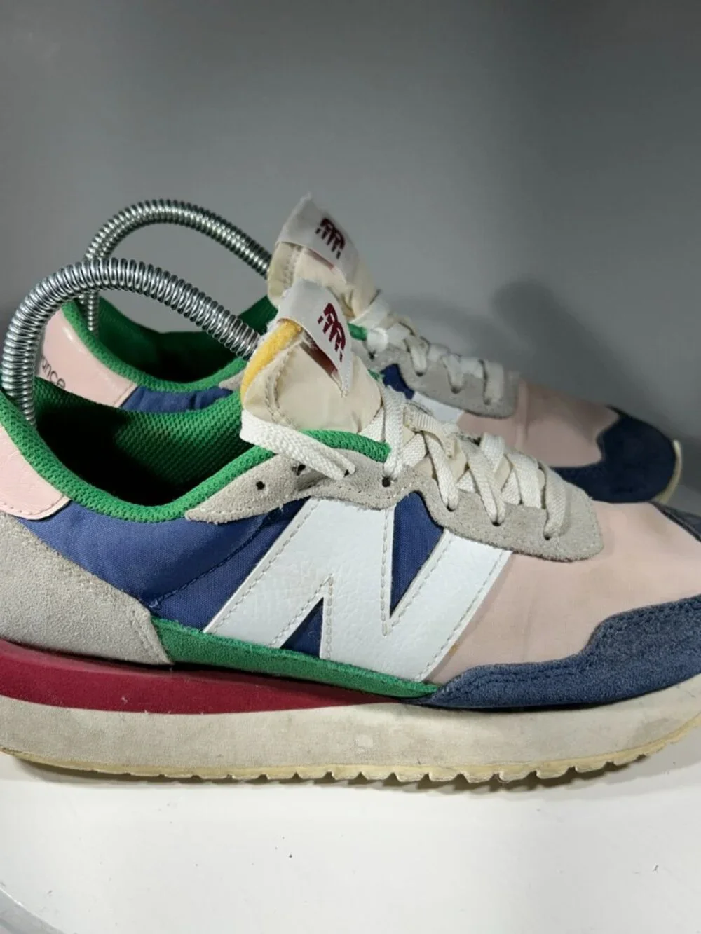 New Balance 237 Womens Shoes Size 8 B Blue Green Sneakers Classic Retro 90s Walk